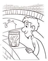 coloriage ratatouille linguini et remy dans le bocal